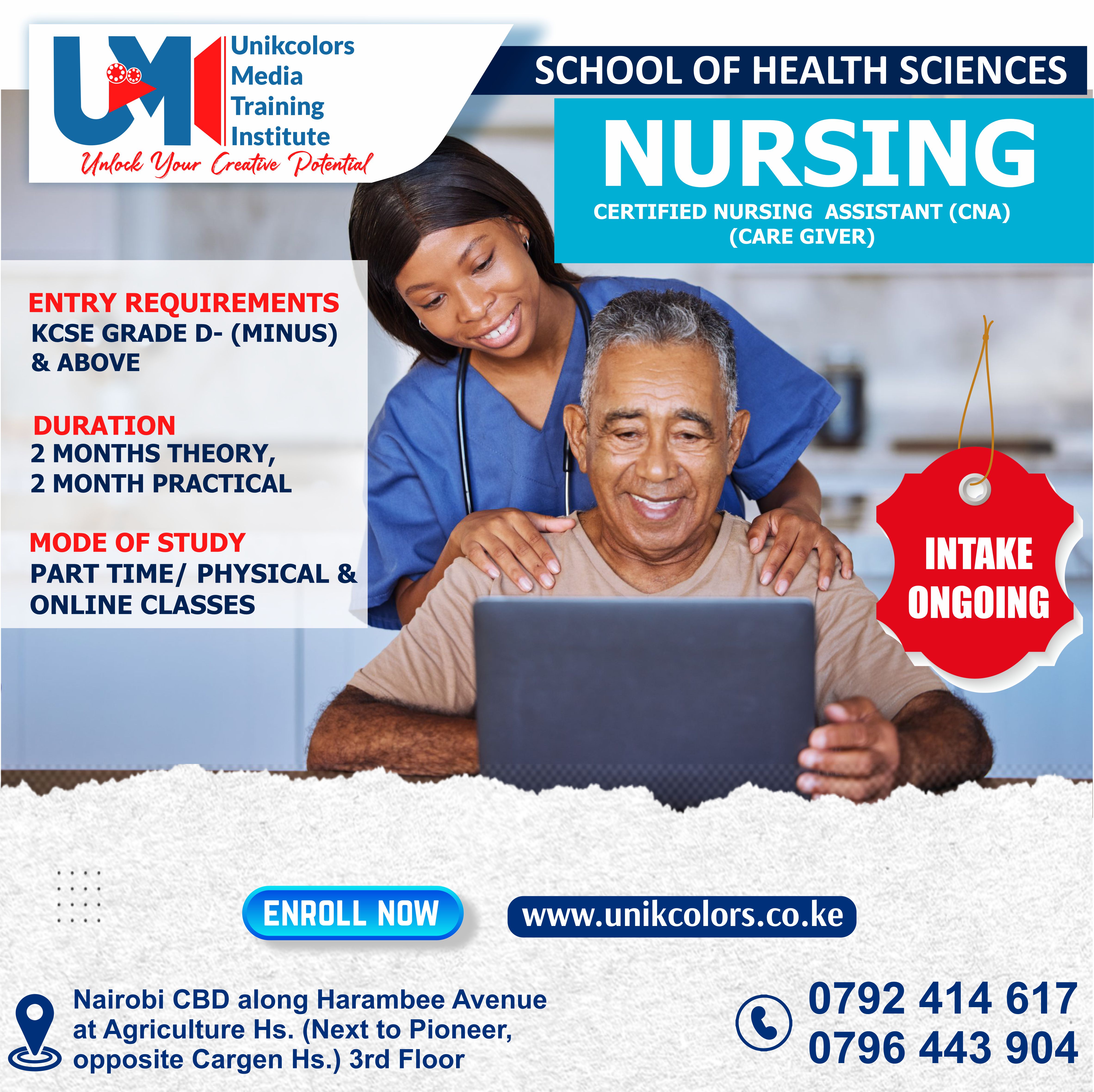 CERTIFIED NURSING ASSISTANT - CARE GIVER COURSE